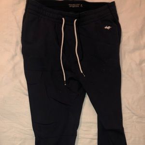 A&F Navy Fleece Joggers